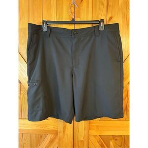 Magellan Fish Gear Shorts Mens 42 Black Pockets Quick Dry Water Repellant (0087)